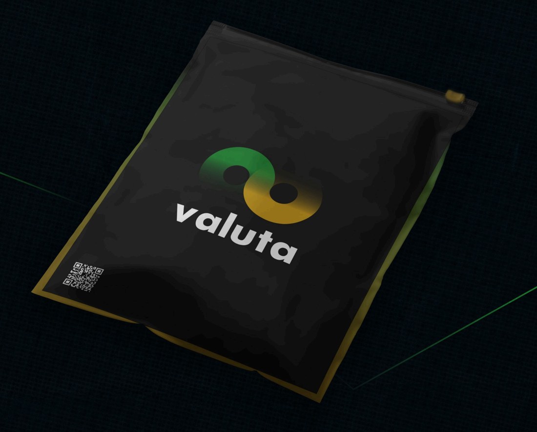 Firmowa koperta Valuta na pieniądze